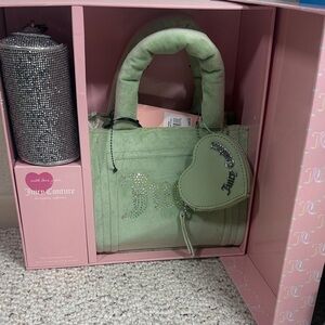 Juicy Couture Mint Green Mini Bag Set